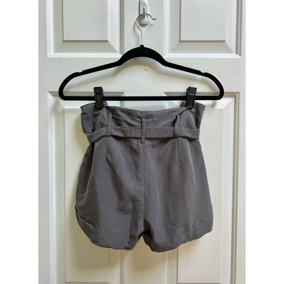 [American Eagle] Gray Tailored High Waist Shorts - Picture 2 of 3